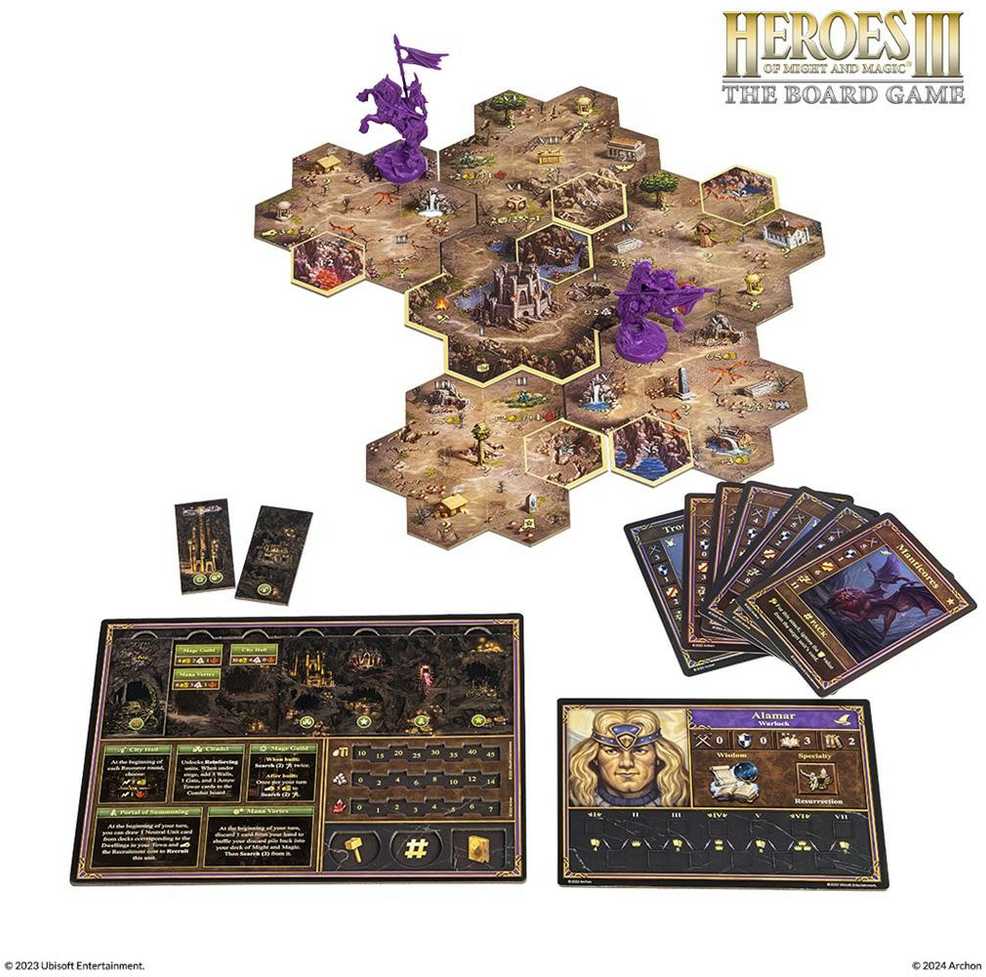 Enigma „Archon Studio“ „Heroes of Might & Magic III“: stalo žaidimas