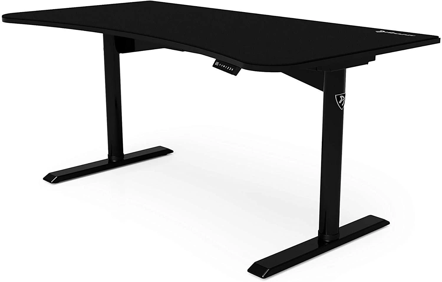 Žaidimų stalas Arozzi Arena Moto Gaming Desk, Motorizuotas, Reguliuojamo aukščio 720-1180mm, Juodas