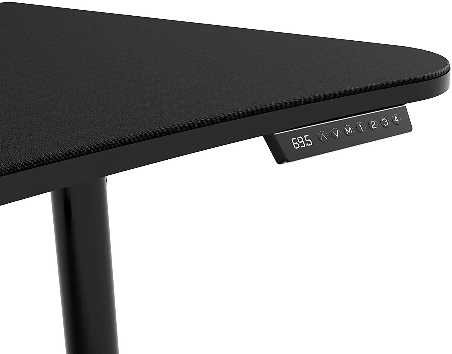 Žaidimų stalas Arozzi Arena Moto Gaming Desk, Motorizuotas, Reguliuojamo aukščio 720-1180mm, Juodas