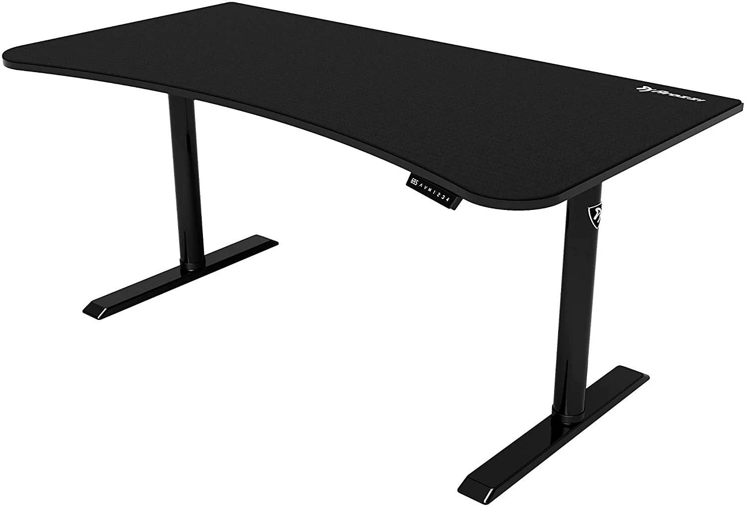 Žaidimų stalas Arozzi Arena Moto Gaming Desk, Motorizuotas, Reguliuojamo aukščio 720-1180mm, Juodas