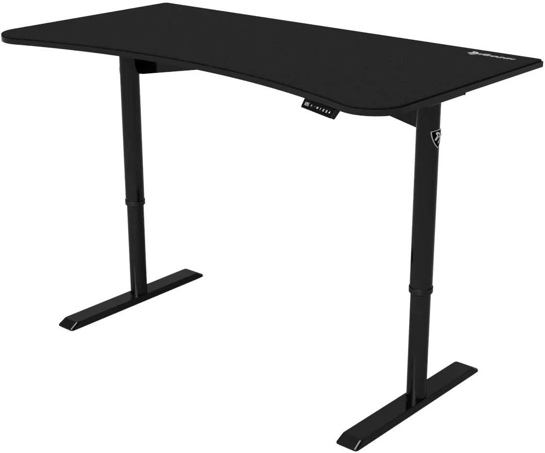 Žaidimų stalas Arozzi Arena Moto Gaming Desk, Motorizuotas, Reguliuojamo aukščio 720-1180mm, Juodas