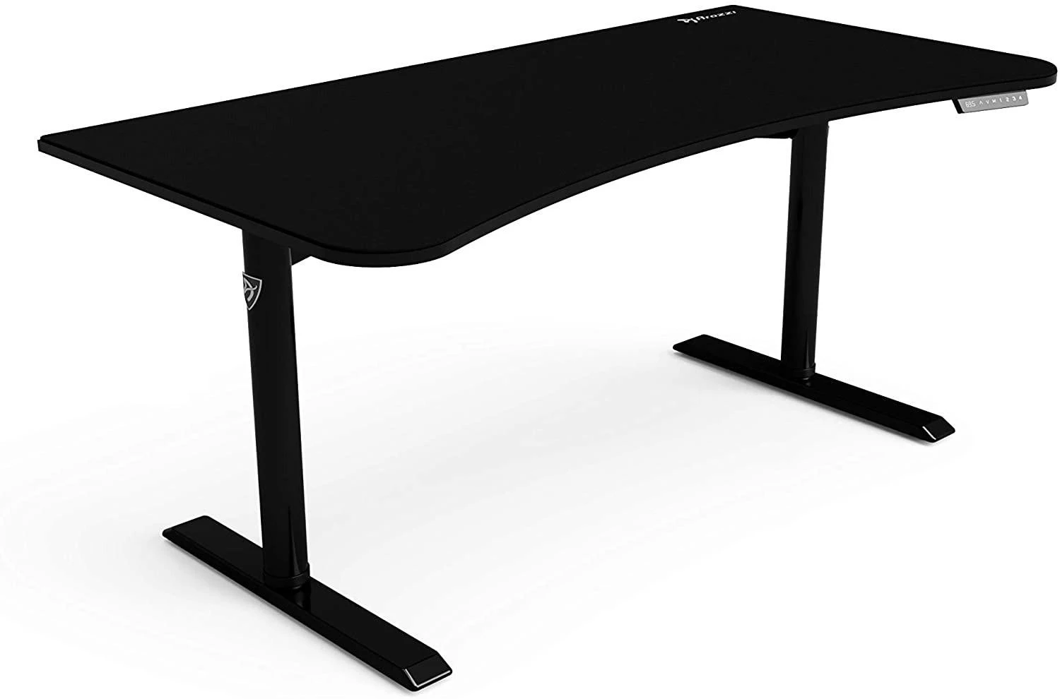 Žaidimų stalas Arozzi Arena Moto Gaming Desk, Motorizuotas, Reguliuojamo aukščio 720-1180mm, Juodas