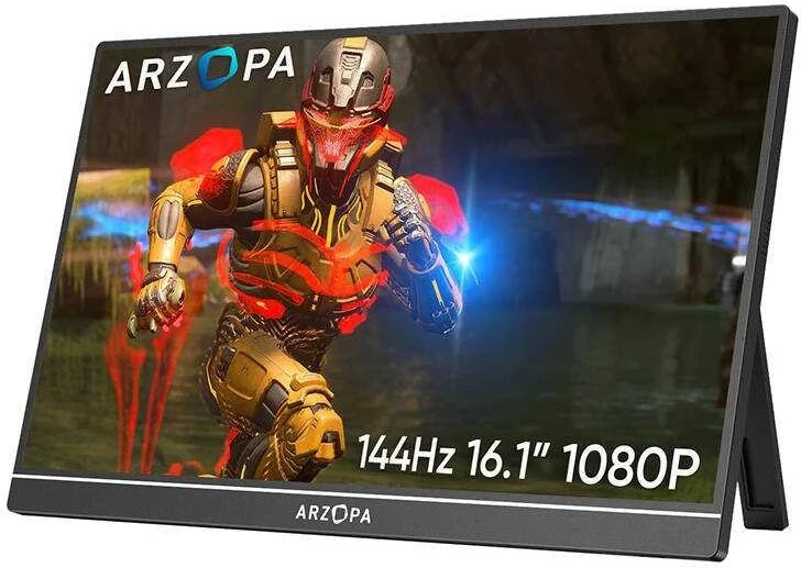 Arzopa Z1FC Sidabrinis Gray 16.1" Portable Monitorius