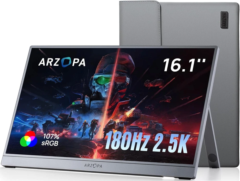 Nešiojamas monitorius Arzopa Z3FC, 16.1" 2.5K IPS, 180Hz, USB-C