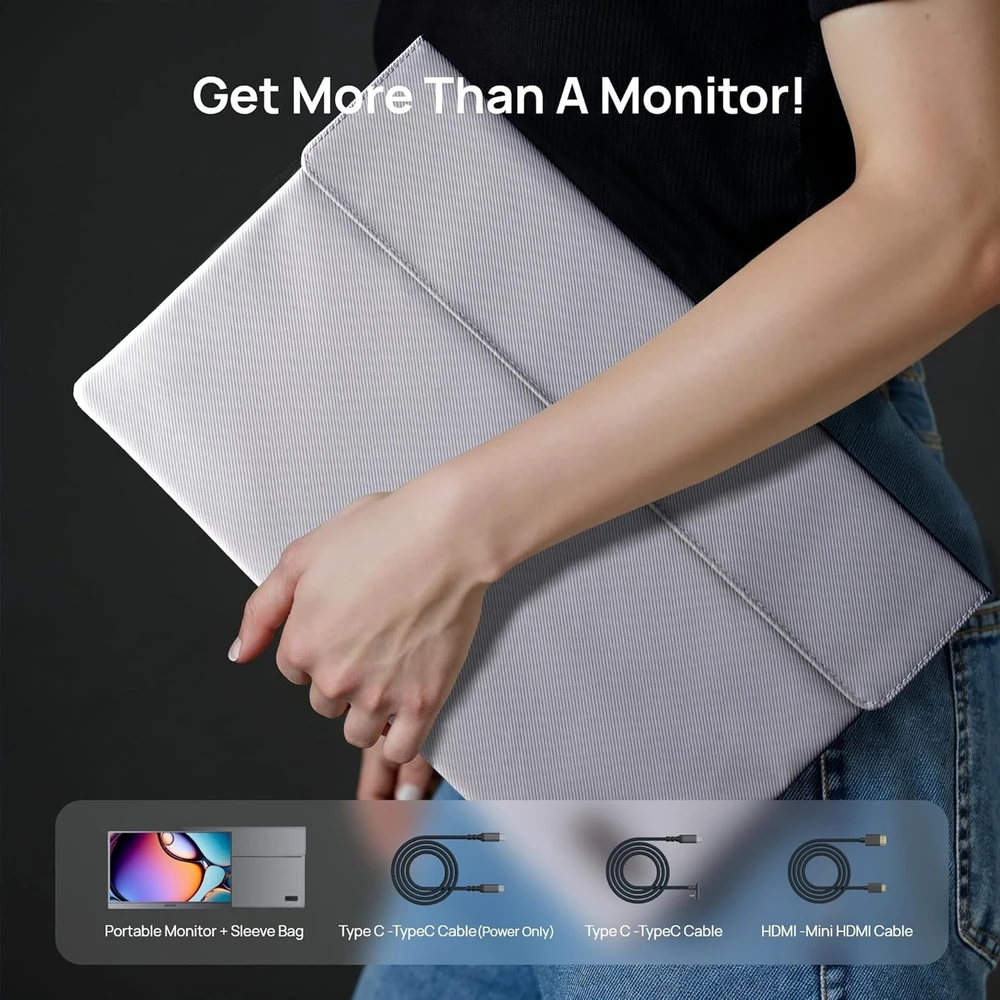 Nešiojamas monitorius Arzopa Z3FC, 16.1" 2.5K IPS, 180Hz, USB-C