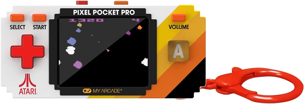 My Arcade Atari Pixel Pocket Pro nešiojama žaidimų konsolė (25 žaidimų)