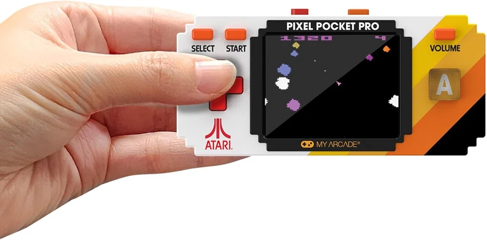 My Arcade Atari Pixel Pocket Pro nešiojama žaidimų konsolė (25 žaidimų)