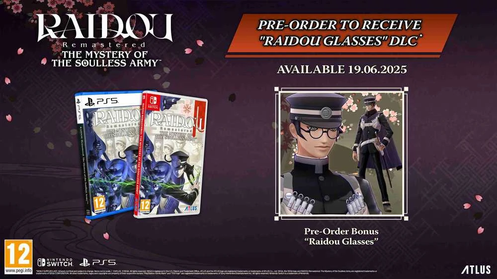 Sega „Atlus RAIDOU Remastered“: Sielos armijos paslaptis (pirmos dienos leidimas)