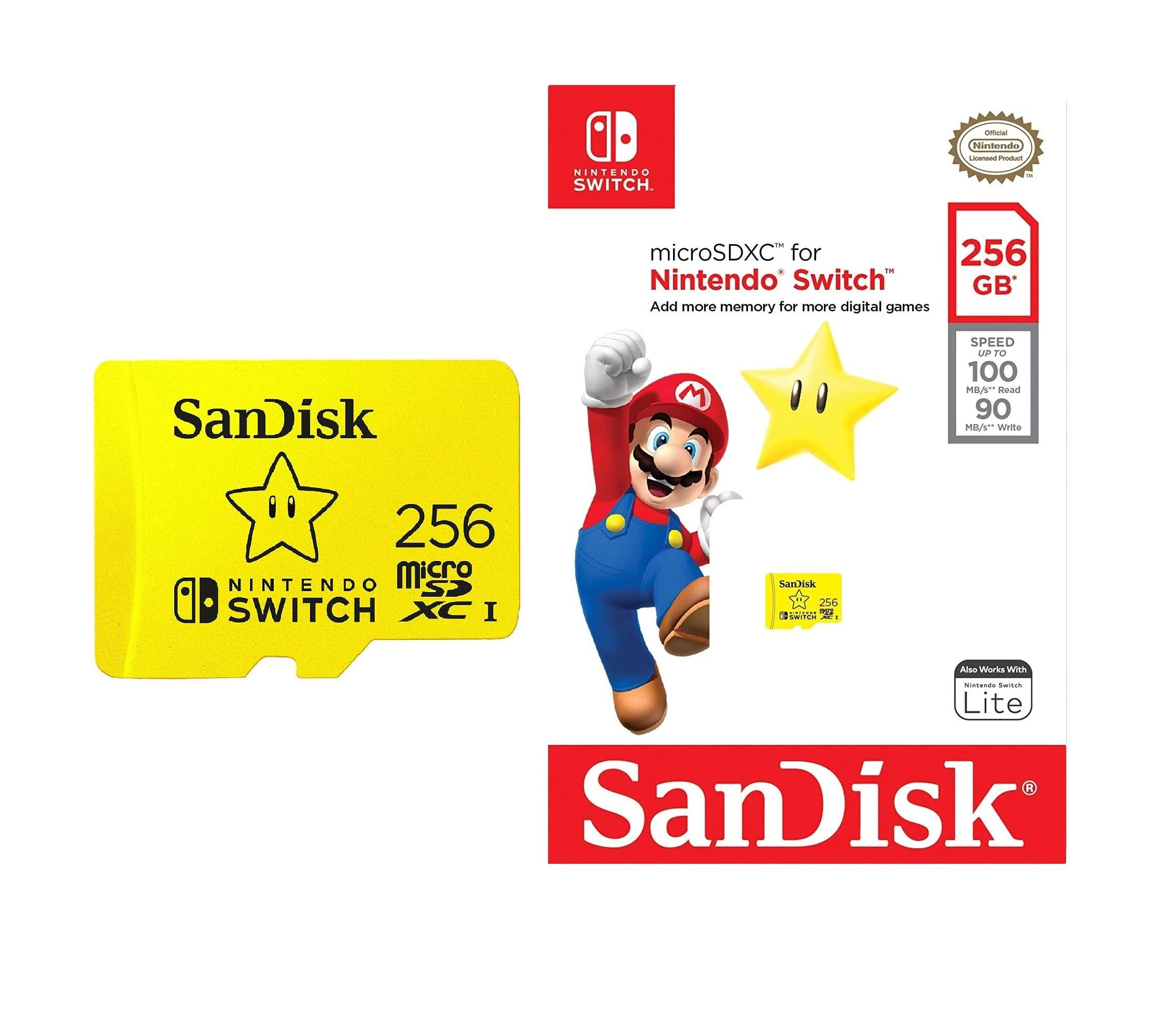 Atminties kortelė SanDisk Nintendo Switch microSDXC 256GB 100/90 MB/s A1 UHS-I