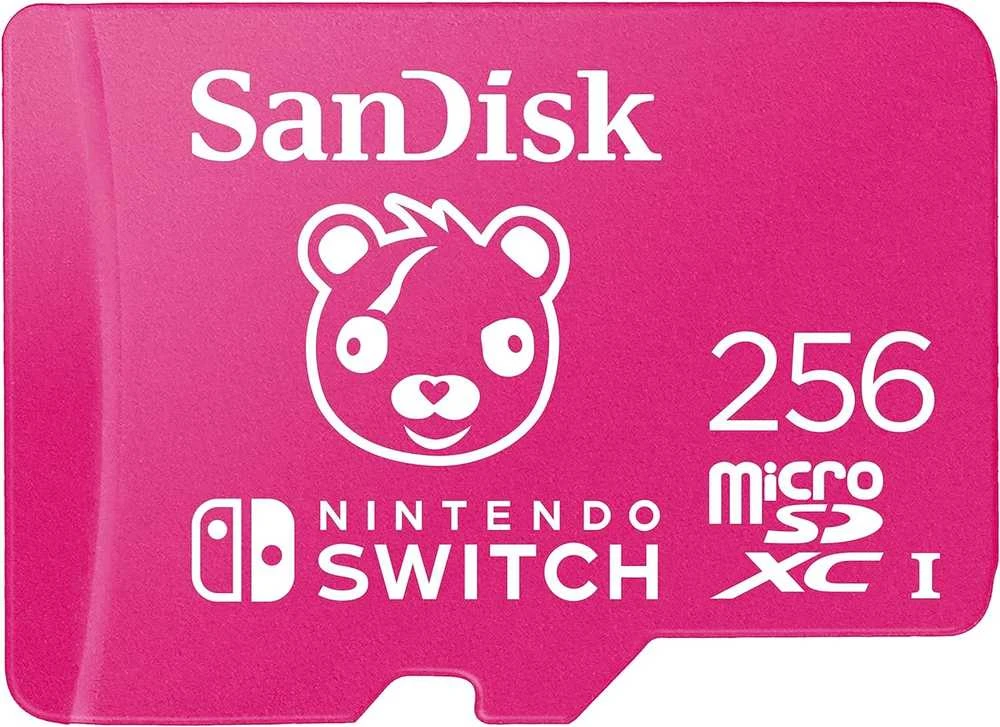 Atminties kortelė SANDISK Nintendo MicroSD UHS I kortelė – Fortnite leidimas, „Cuddle Team“, 256 GB