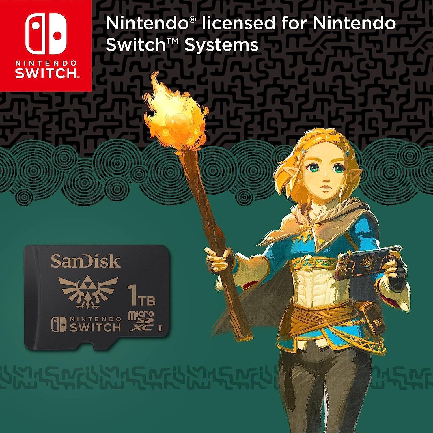Atminties kortelė SanDisk Micro SDXC Zelda Edition 1TB