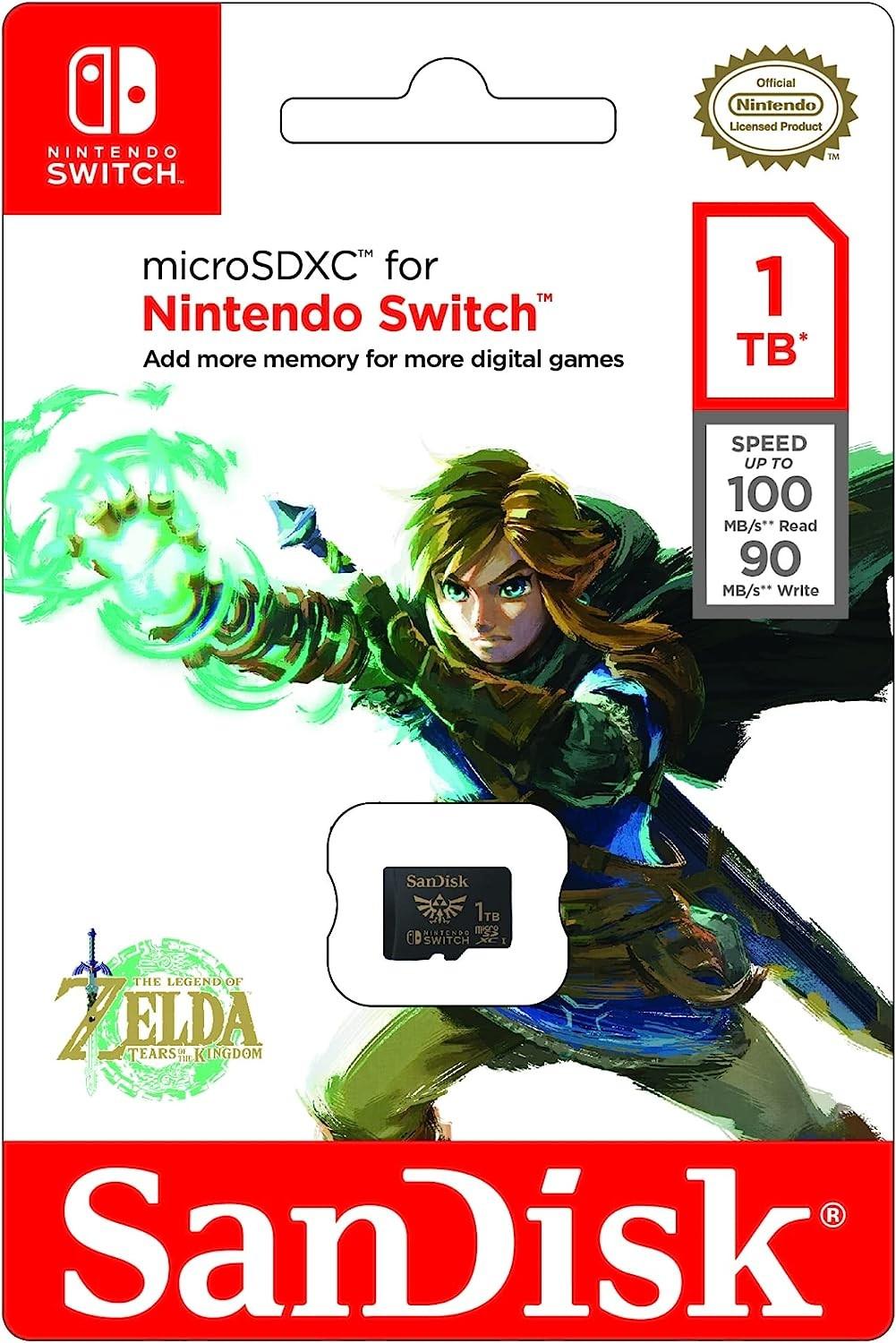 Atminties kortelė SanDisk Micro SDXC Zelda Edition 1TB