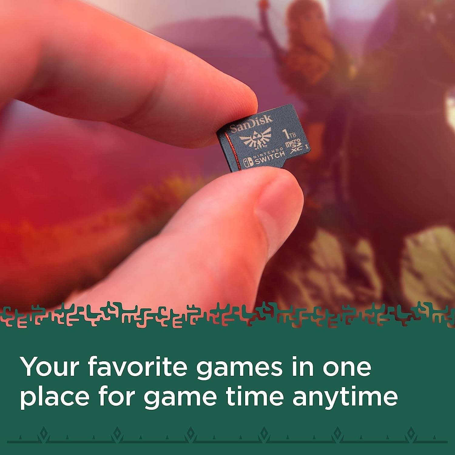Atminties kortelė SanDisk Micro SDXC Zelda Edition 1TB