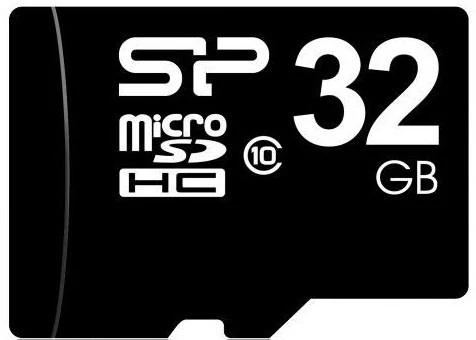 Silicon Power | 32 GB | Micro SDHC | Flash atminties klasė 10 | SD adapter