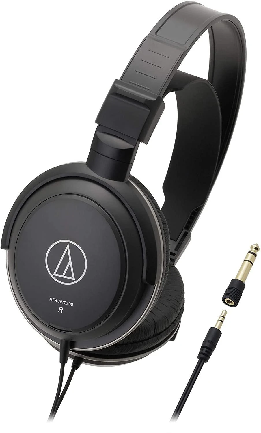 Audio-Technica ATH-AVC200 laidinės ausinės, 3,5 mm, Juodos spalvos