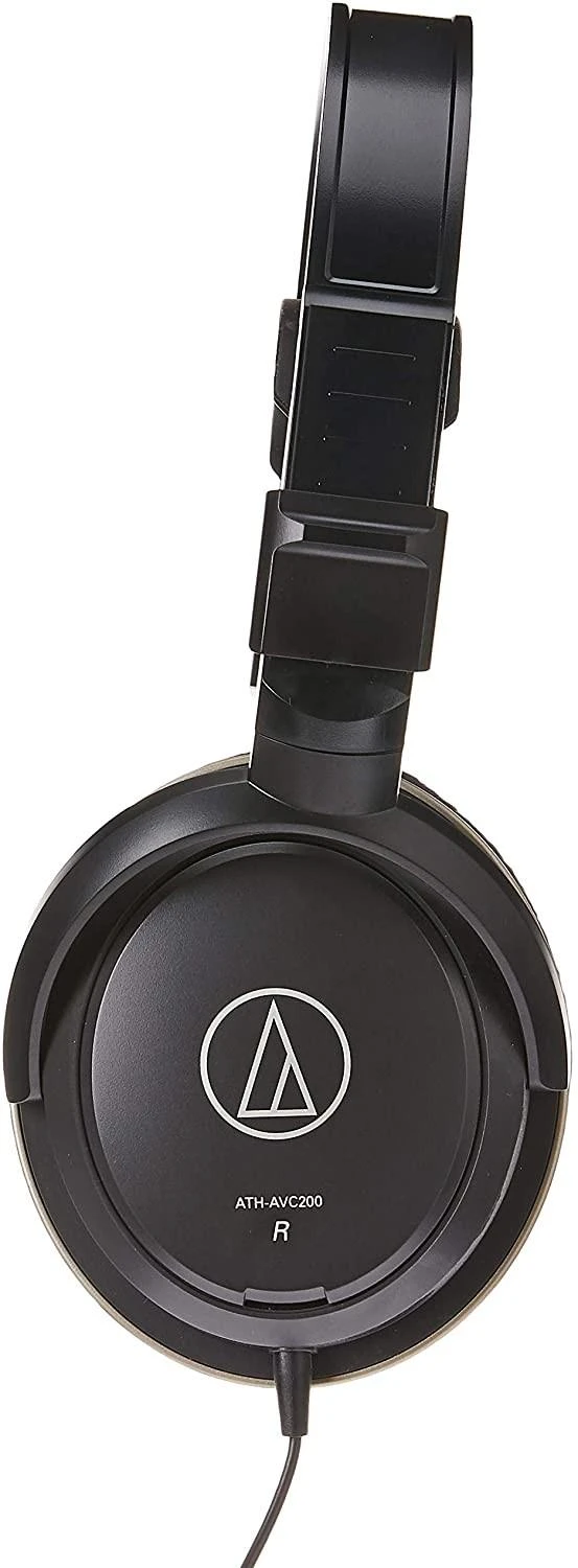Audio-Technica ATH-AVC200 laidinės ausinės, 3,5 mm, Juodos spalvos
