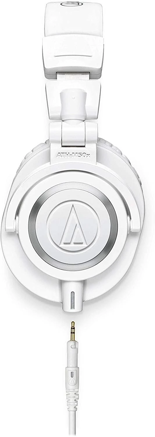 Audio-Technica ATH-M50X profesionalios monitorinės ausinės, Baltos spalvos