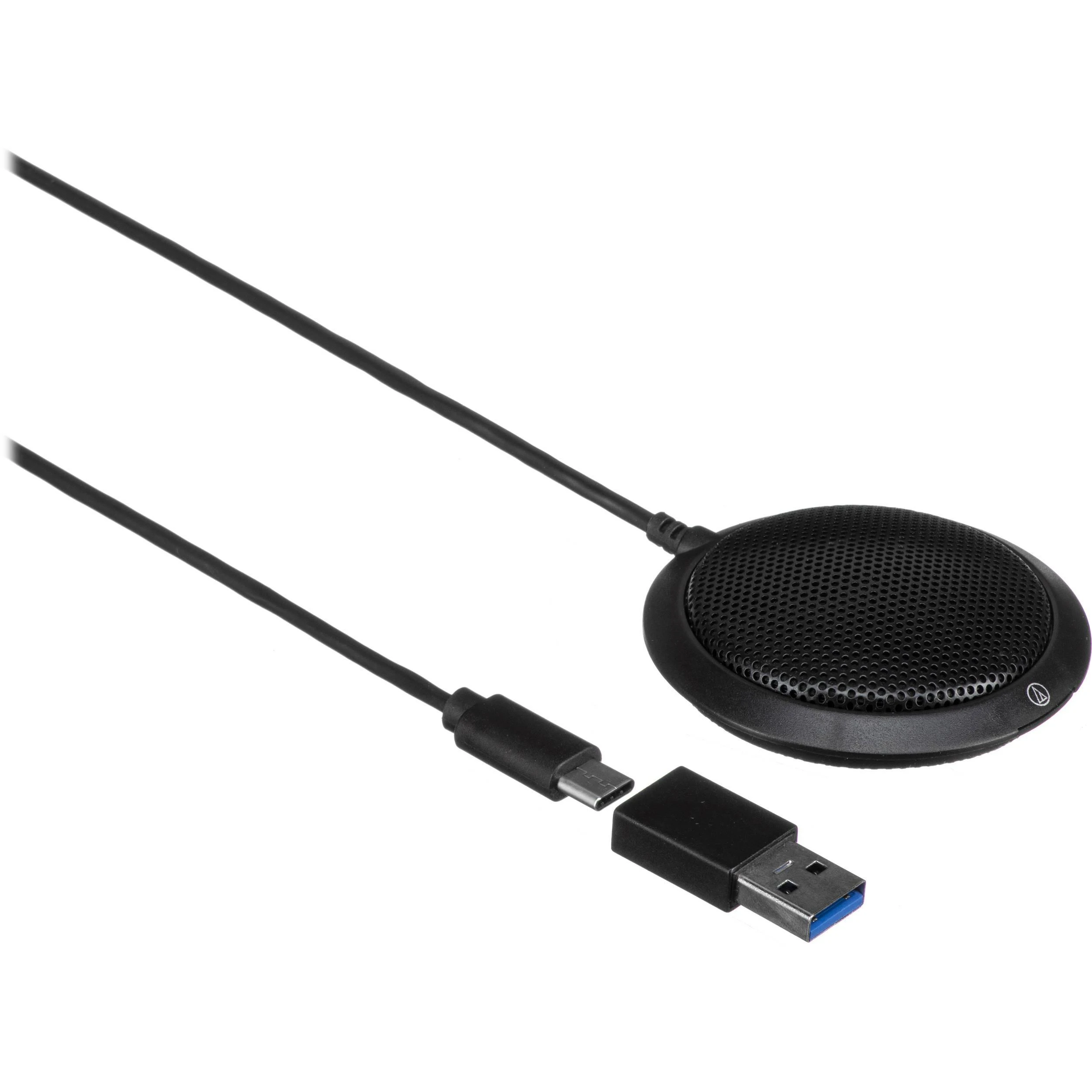 Audio Technica kondensatorinis mikrofonas ATR4697-USB, Juodas