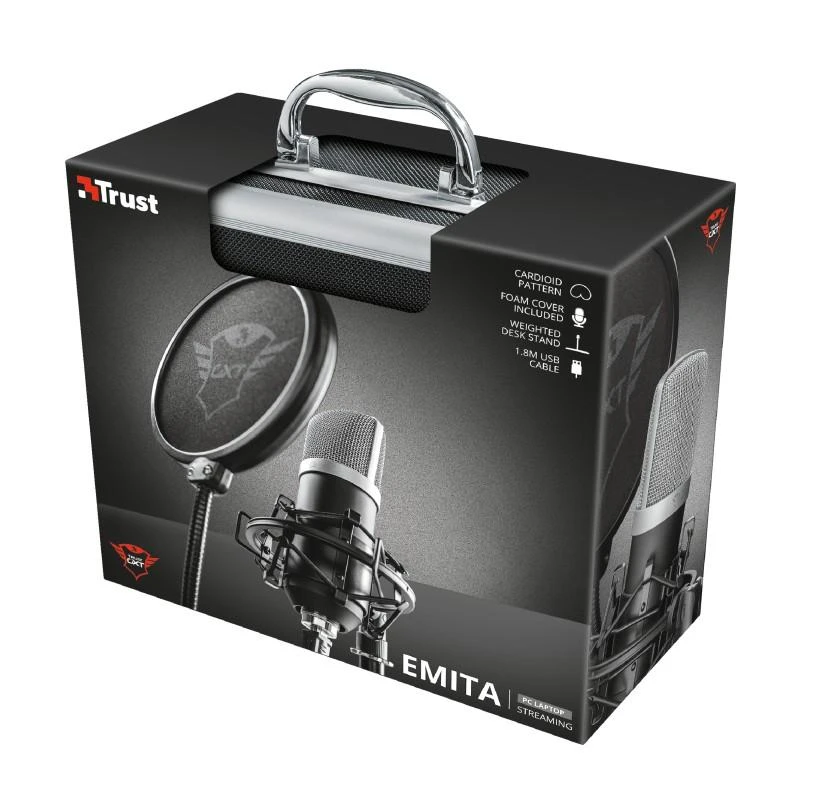TRUST GXT 252 Emita laidinis mikrofonas | USB