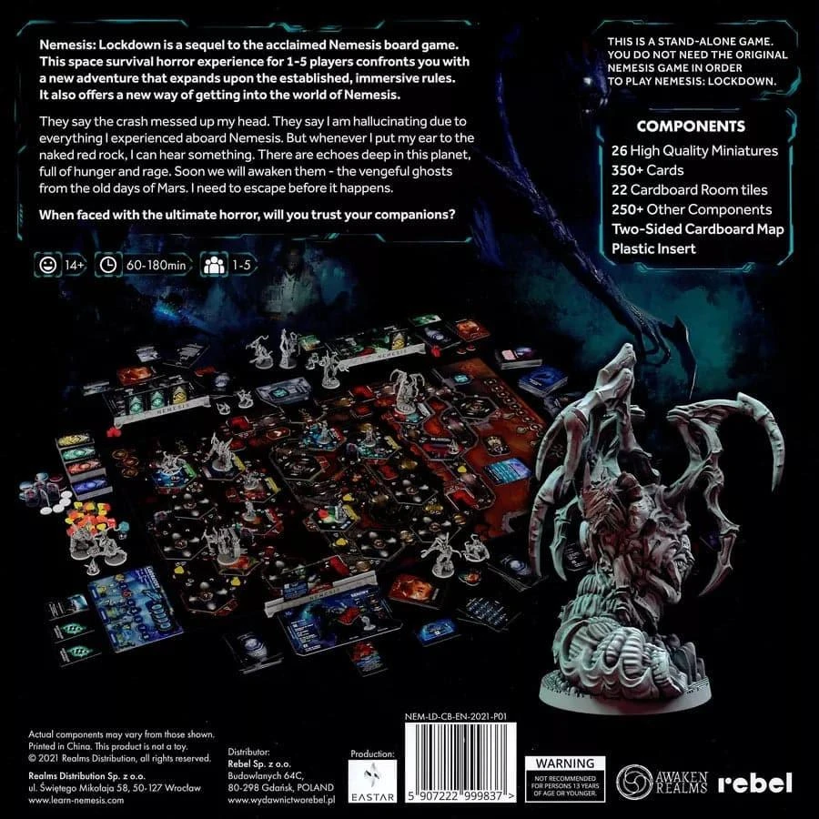 Enigma Awaken Realms Nemesis: Užrakinimas