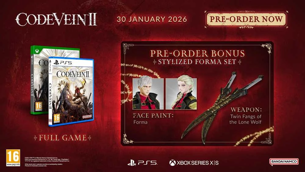 Nezatříděno Bandai Namco Code Vein 2 PS5