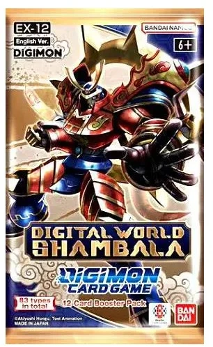 Bandai Tcg Digimon Card Game - Digital World Shambala EX-12 Extra Booster