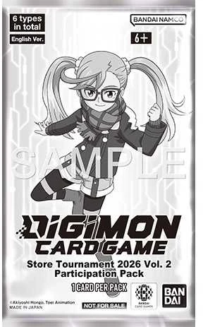 Bandai Tcg Digimon Card Game - Official Store Tournament 2026 Vol.2 Pack Booster