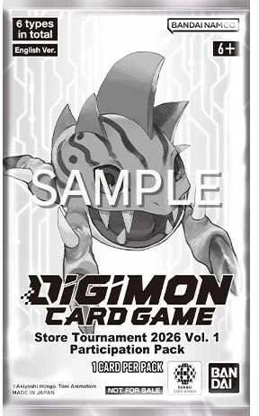 Bandai Tcg Digimon Card Game - Official Store Tournament 2026 Vol.1 Pack Booster