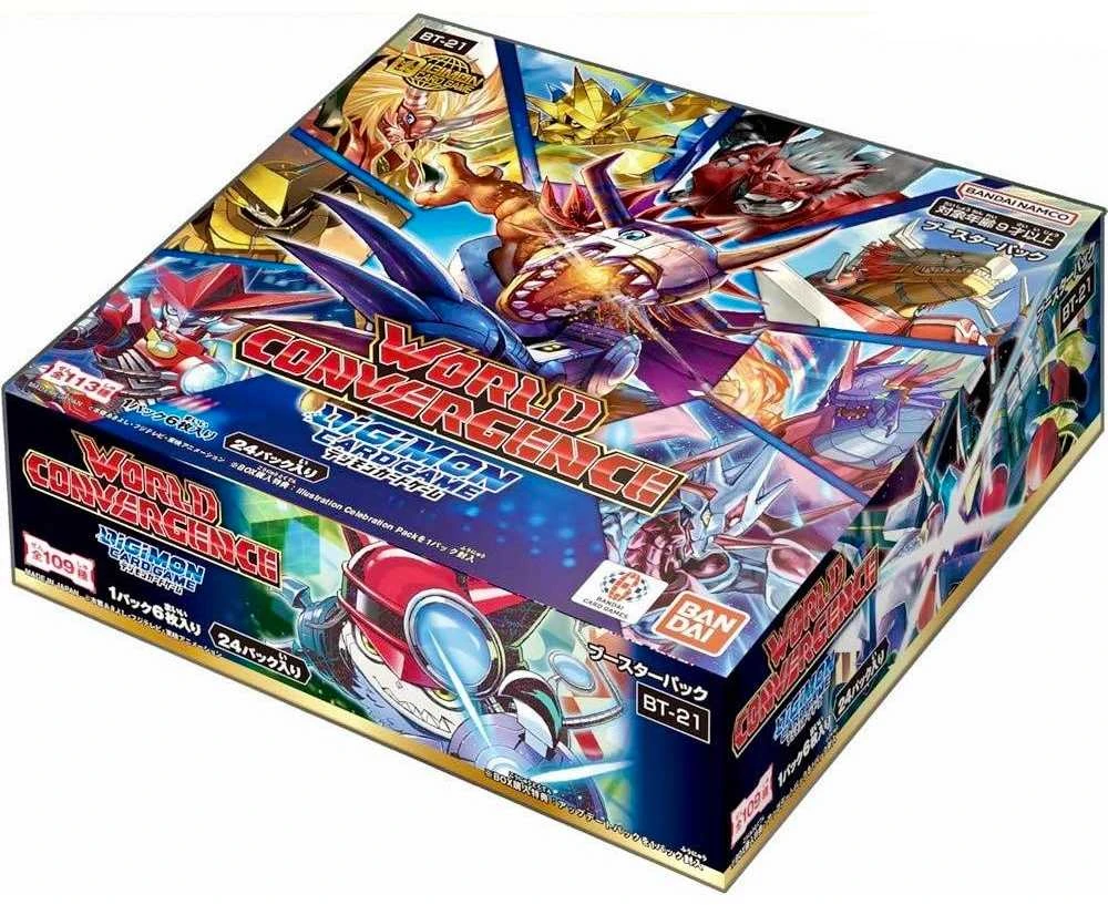 Bandai Tcg Digimon Card Game - World Convergence BT21 Booster Ekranas (24 Packs)