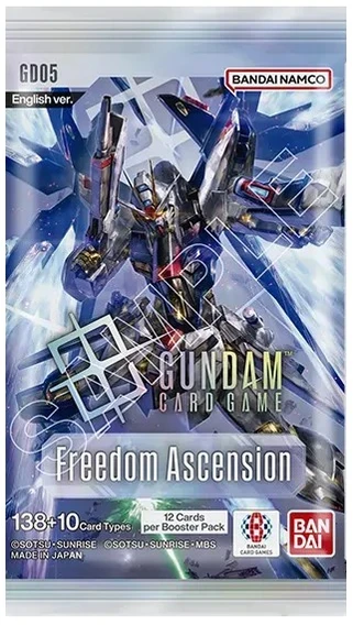 Bandai Tcg Gundam Card Game Freedom Ascension Booster GD-05