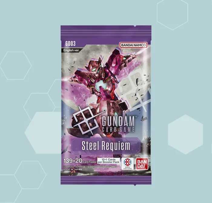 Bandai Tcg Gundam Card Game - Steel Requiem Booster GD03