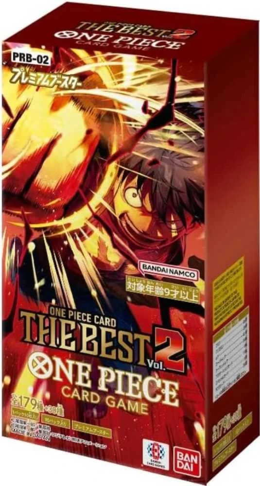 Bandai Tcg One Piece TCG - THE BEST: PRB-02 Premium Booster Box Vol.2 Booster Box (10 packs) | JP