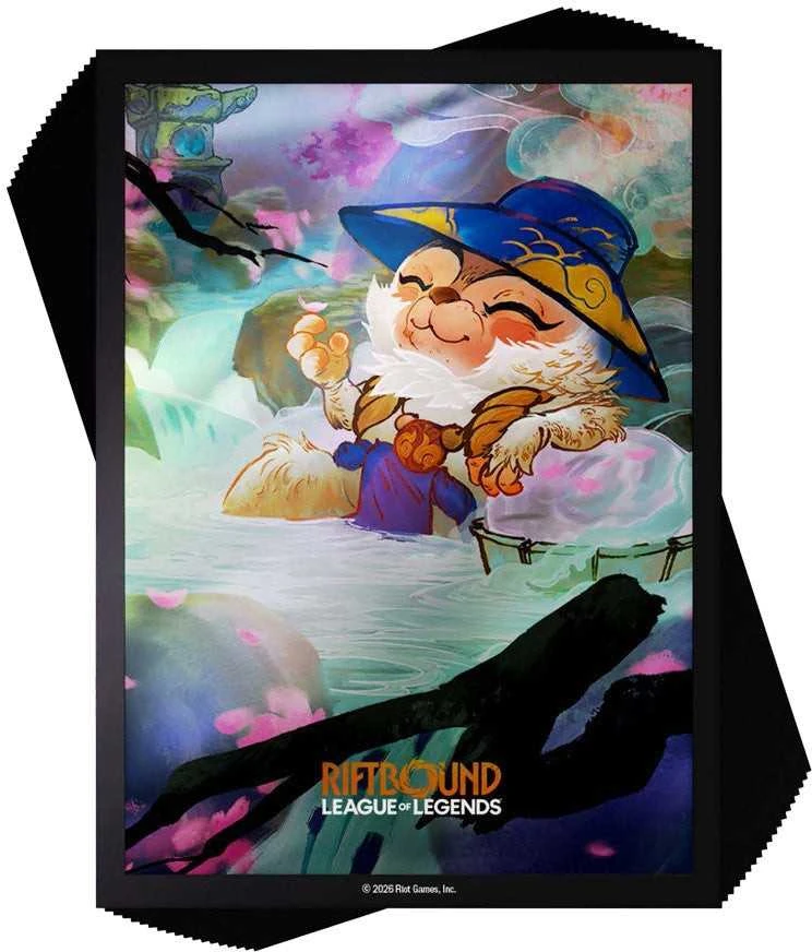 Bandai Tcg Riftbound: League of Legends TCG - Spiritforged - Spirit Blossom Teemo Sleeves (100 Sleeves)