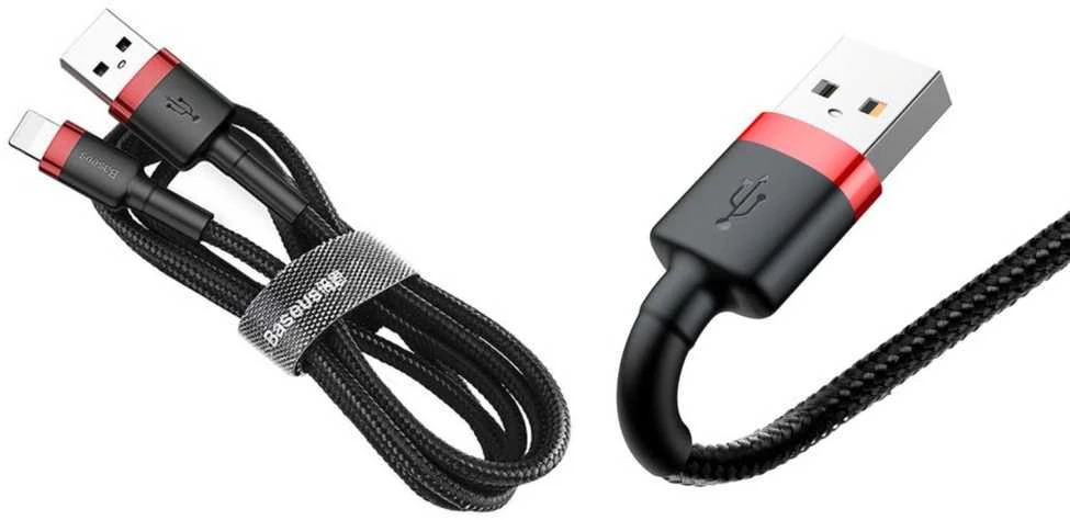 BASEUS USB A - Lightning laidas, 1m