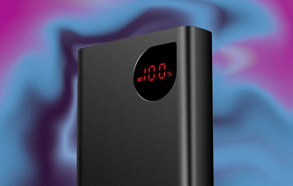 LiPo išorinis akumuliatorius (Powerbank) 20000mAh 22.5W su PD3.0 QC3.0 2xUSB + USB C ADAMAN Metal juodas BASEUS