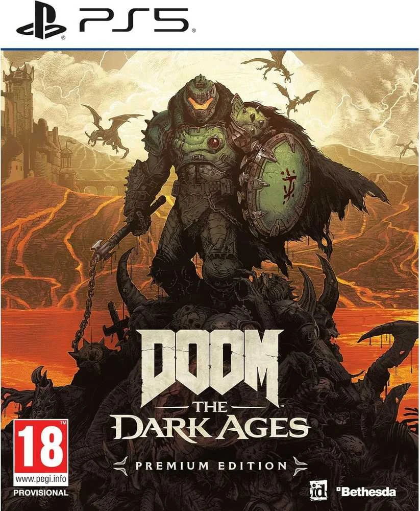 „Bethesda Doom: The Dark Ages“ Premium leidimas PS5
