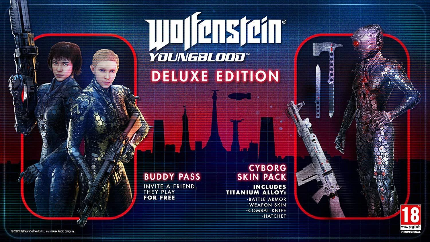 Bethesda Wolfenstein Youngblood Deluxe leidimas XBOX One