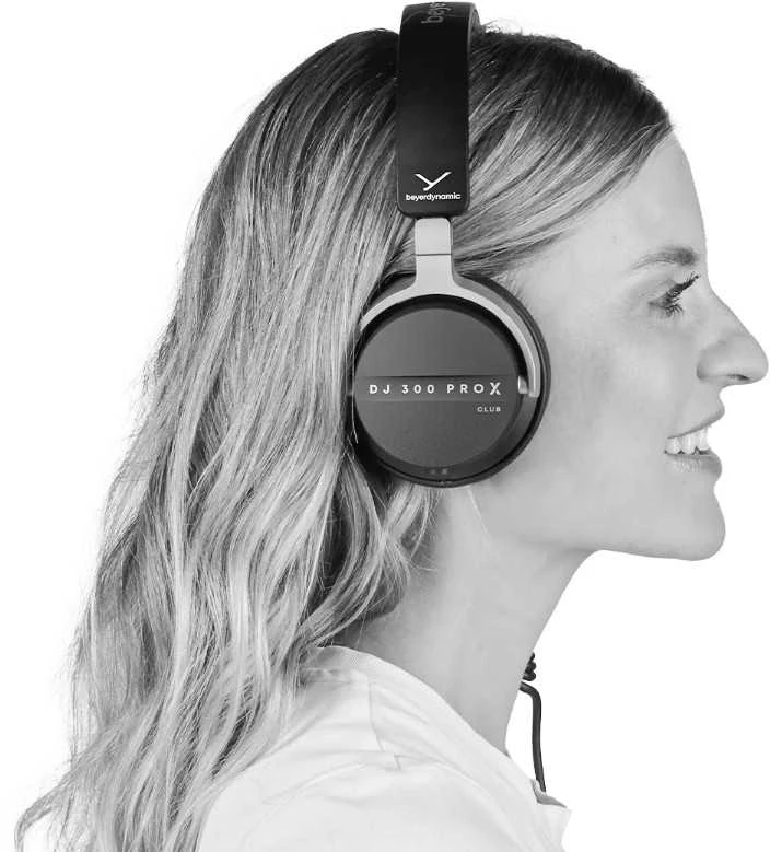 Beyerdynamic DJ 300 PRO X CLUB laidinės ausinės | Closed-Back | Juoda | 3.5 mm