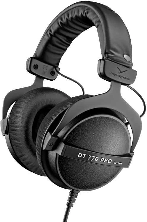 Studijinės ausinės Beyerdynamic DT 770 PRO, 32 omų, Juodos