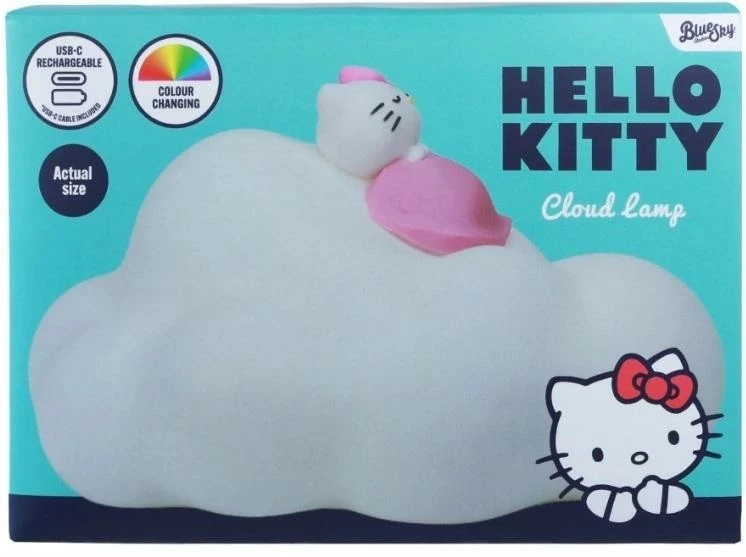Blue Sky Studios „Hello Kitty“ – „XL Cloud“ – spalvą keičianti įkraunama lempa