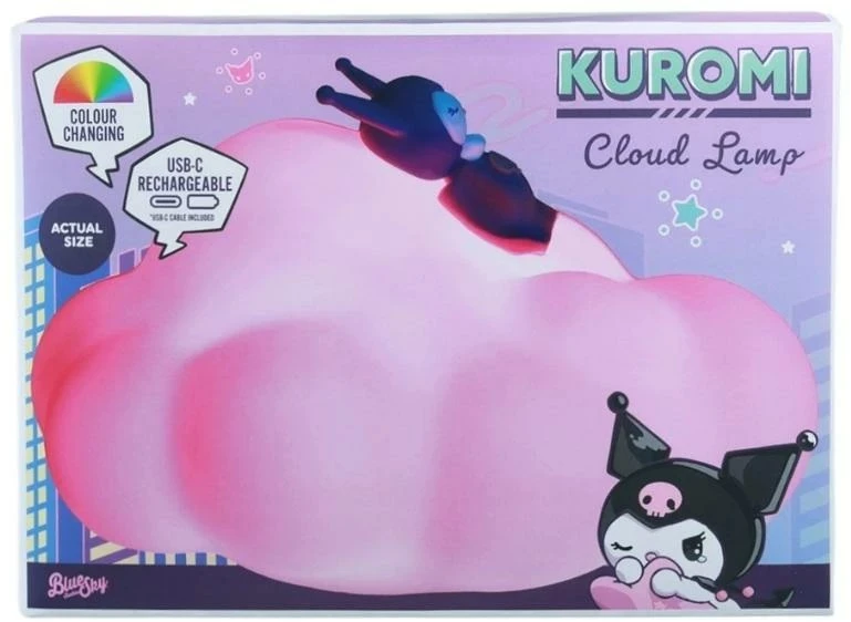 Blue Sky Studios „Kuromi“ – „XL Cloud“ – spalvą keičianti įkraunama lempa
