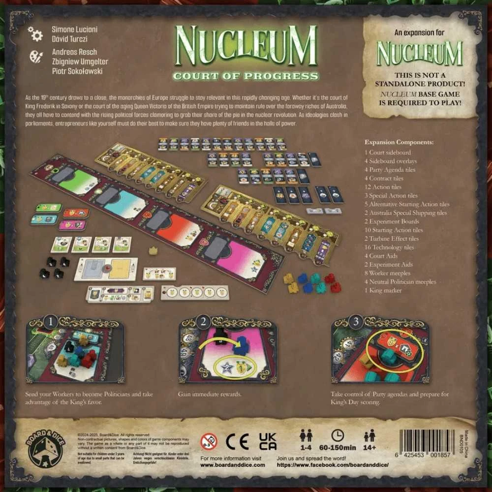 Board&Dice Nucleum: Court of Progress