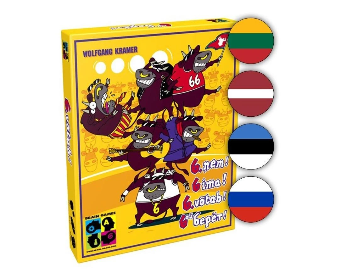 BRAIN GAMES kortų žaidimas "6 ima!"