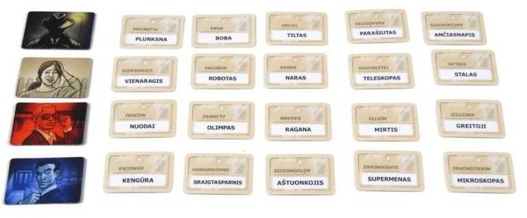 Stalo žaidimas BRAIN GAMES Codenames, LT