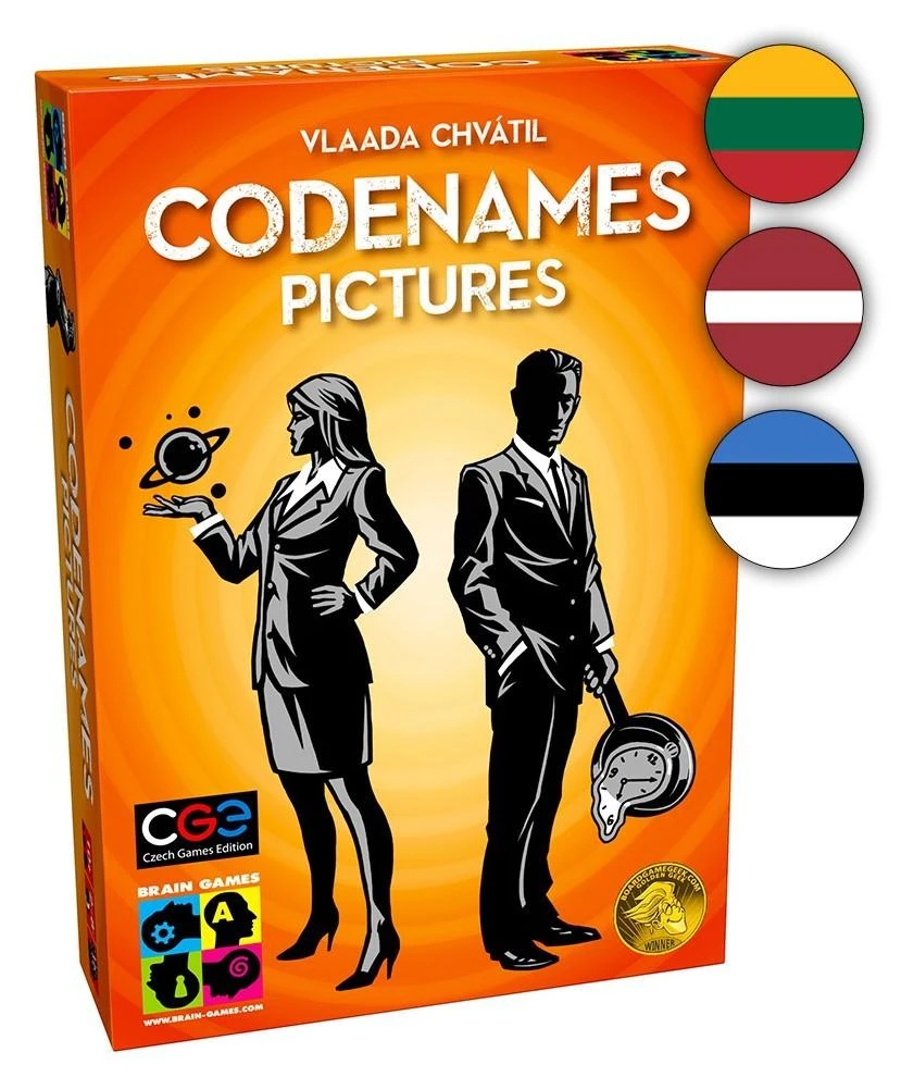 BRAIN GAMES kortų žaidimas Codenames pictures
