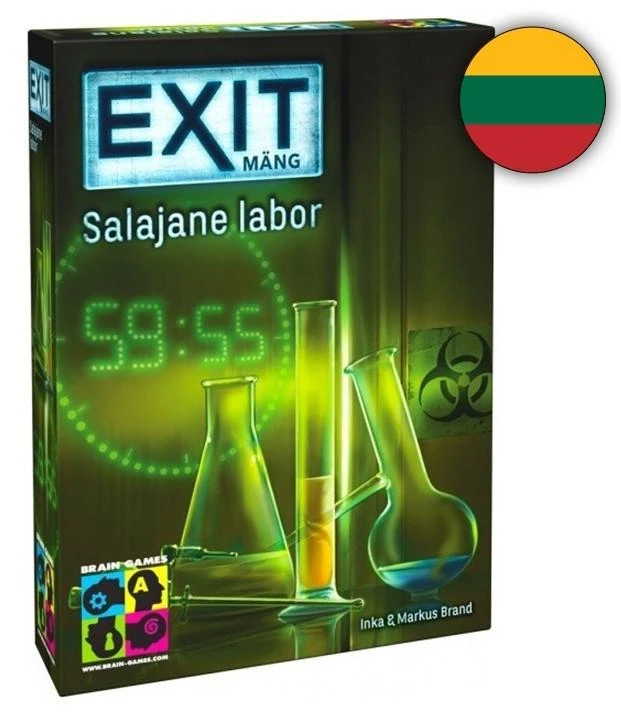 Brain_Games Brain Games EXiT: Slapta laboratorija | LT