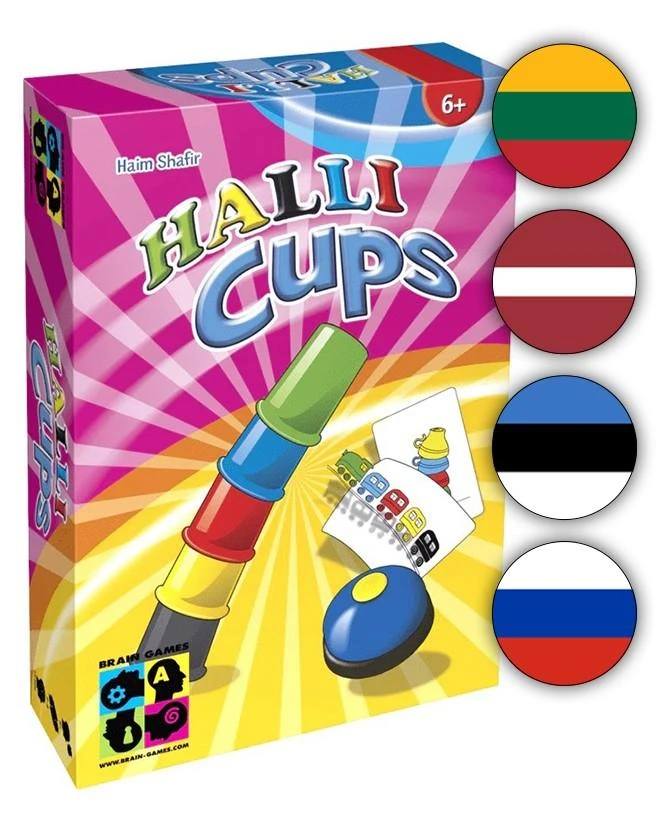 BRAIN GAMES žaidimas Halli Cups, 4751010190323