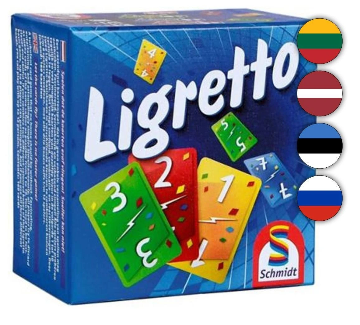 BRAIN GAMES kortų žaidimas Ligretto Mėlyna, 1307