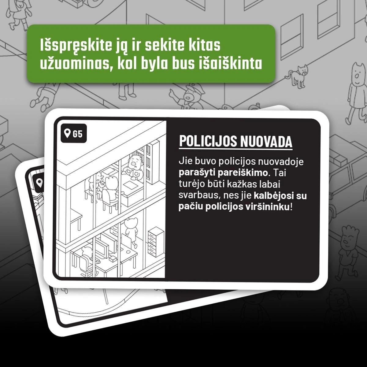 Brain Games MicroMacro: Nusikaltimų miestas 2 | LT