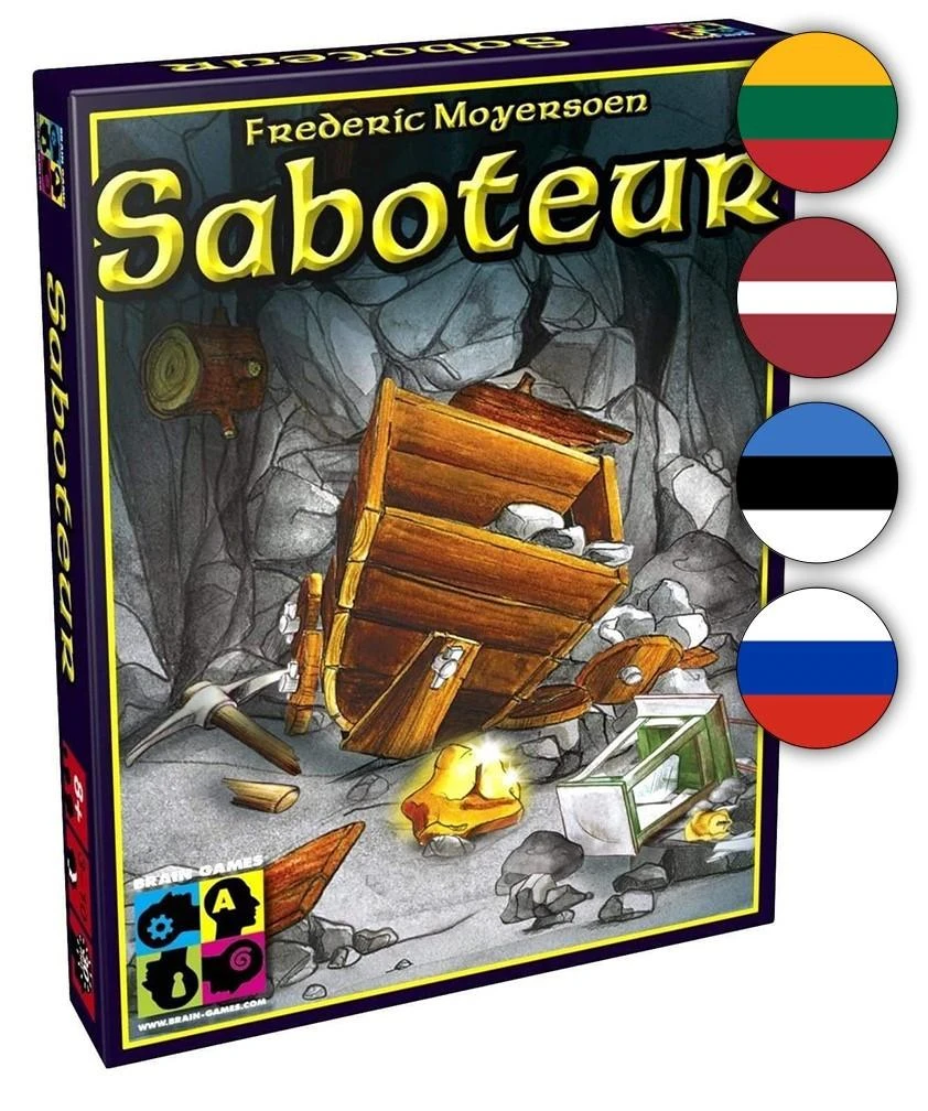 BRAIN GAMES žaidimas Saboteur, 4751010190026